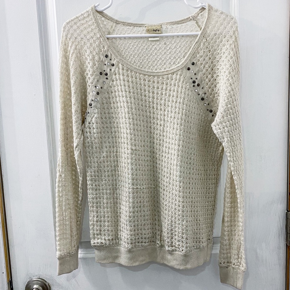 Daytrip knit Sweater with studded Embellishments